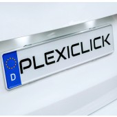 Plexiclick - átlátszó rendszámtartó - szlovák rendszámtáblákhoz