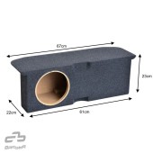 OEM mélyláda Basser 8" – Audi Q4 e-tron / Škoda Enyaq / VW ID.4, VW ID.5