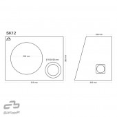 Basser SK12 Black bassreflex mélyláda doboz