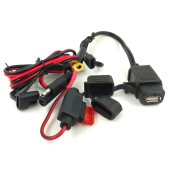 2x USB- A töltő fedéllel motorkerékpárokhoz MY1118