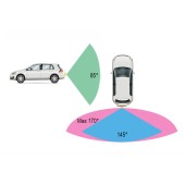 Univerzális hátsó/első parkolókamera