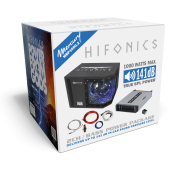 Hifonics MBP 1000.2 mélynyomó és erősítő akciós szett