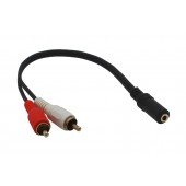 Audio adater JACK - CINCH