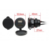 USB / HDMI aljzat kábellel