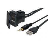 USB - JACK aljzat kábellel