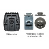 HD DVR kamera felvétellel és 4,3 -- es monitorral a visszapillantó tükörben HV-043LA