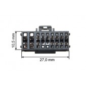 Pioneer 18 pin- ISO csatlakozó