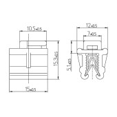 437431 kötegelőtartó