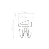 437432 kötegelőtartó