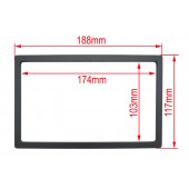 Határolókeret 2DIN autórádiókhoz