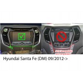 Redukciós keret Hyundai Santa Fe autórádiókhoz