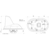 Blaupunkt DAB-A-GPS-A Cápa antenna