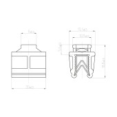 437435 kötegelőtartó