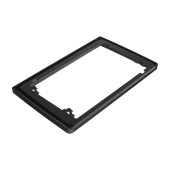 Adapter 9"-os autórádió 10"-os keretbe történő rögzítéséhez, fényes fekete