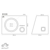 Bassreflex mélyláda Basser B1035 Black