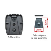 Monitor a tükörben AK-043LA Fiat