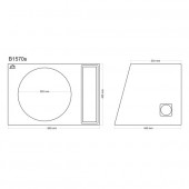 Basser B1570S Black Bassreflex mélyláda doboz