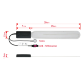 Calearo 7677929 antenna az üvegre