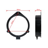 GF20 hangszóró adapter 165mm Audi / Saab / Seat