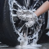 Purestar dupla csavarású keréktisztító kesztyű mikroszálas kerékmosó kesztyű