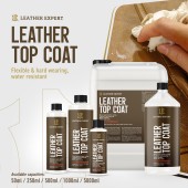 Poliuretán lakk bőrre Leather Expert - Leather Top Coat (1 l) - félfényes