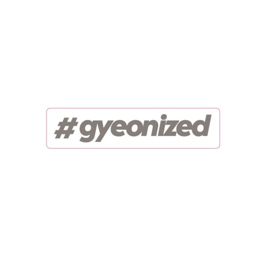 Gyeon #gyeonized Sticker Silver (17,9 mm x 100 mm) matrica