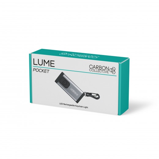 Carbon Collective Rechargeable LED Keychain Light – LUME Pocket zseblámpa