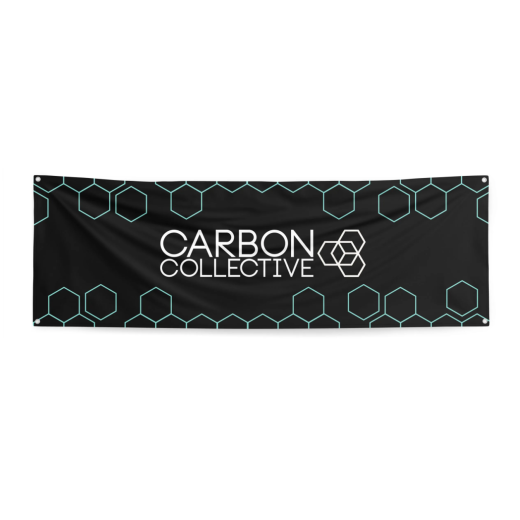 Banner Carbon Collective Workshop Banner (Black)