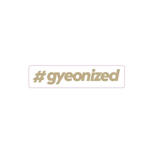 Gyeon #gyeonized Sticker Gold (17,9 mm x 100 mm) matrica