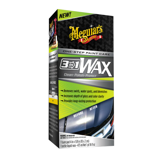 Meguiar's 3-in-1 Wax polírozó viasz tartalommal (473 ml)