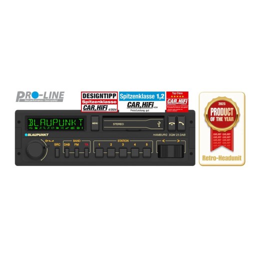 Retro autórádió Blaupunkt Hamburg SQM 23 DAB