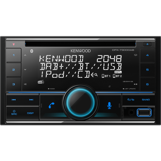 Kenwood DPX-7300DAB 2DIN autórádió