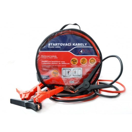 Indítókábelek 400A, 3m, TÜV