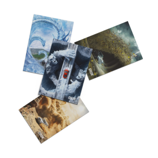 Gyeon G-Busters Postcards (4 pcs) képeslapok