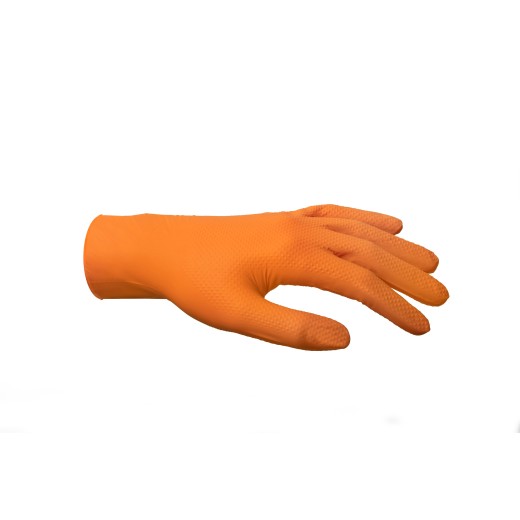 Brela Pro Care CDC Grip Nitril - XL vegyszerálló nitril kesztyű (narancssárga)