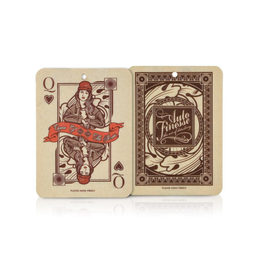 Auto Finesse Playing Card Air Freshener QUEEN lógó autóillatosító