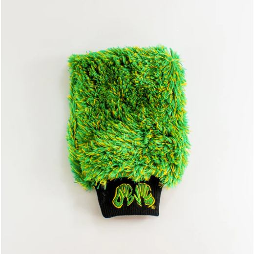 Dodo Juice Fozzie Hair Wash Mitt - green/orange mosókesztyű