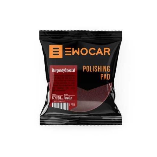 Ewocar BurgundySpecial Soft Finishing Pad 45/35 mm polírozó korong