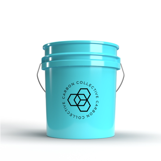 Carbon Collective 13L Detailing Wheel Bucket - Teal vödör