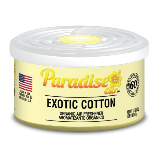 Paradise Air Organic Air Freshener Exotic Cotton - Exotická bavlna (42 g) illatosító