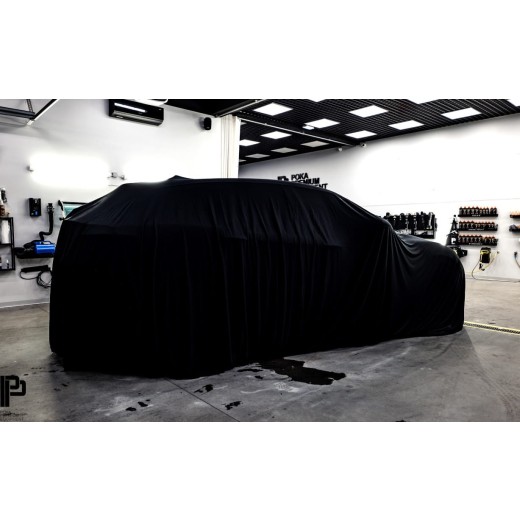 Poka Premium Equipment Premium quality car cover black with welt - Combi / SUV autóponyva