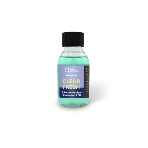 Liquid Elements Washing water concentrate "SMELLOW BOMB / CLEAR FRESH" - Deep Ice (100 ml) Ablakmosófolyadék koncentrátum