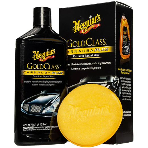 Meguiar's Gold Class Carnauba Plus Premium Liquid Wax folyékony viasz természetes karnauba tartalommal (473 ml)