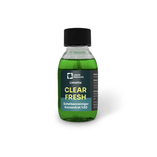Liquid Elements Washing water concentrate "SMELLOW BOMB / CLEAR FRESH" - Lime (100 ml) Ablakmosófolyadék koncentrátum - Lime