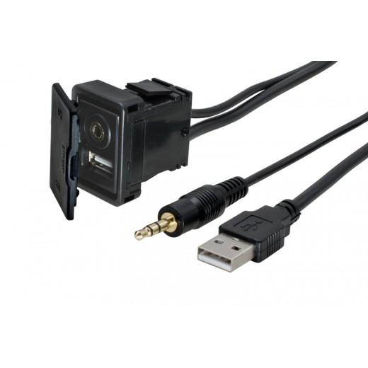 USB - JACK aljzat kábellel