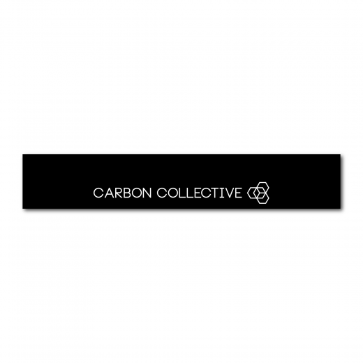Matrica Carbon Collective Sunstrip – Cutout Logo Gloss Black
