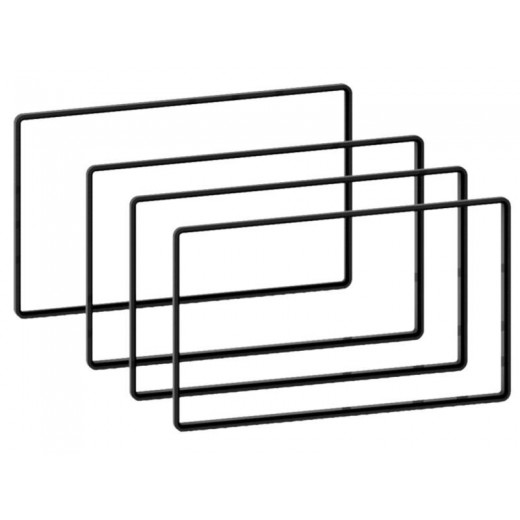 Határoló keret készlet 2DIN autórádiókhoz