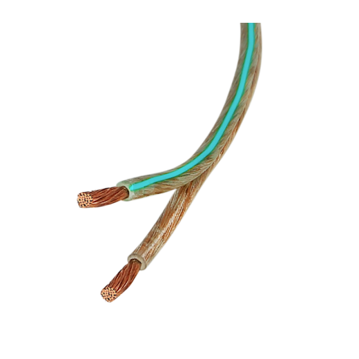 ACV RCA 25 transparent/mint yard goods hangszórókábel