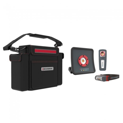 Scangrip Detailing Kit - Essential detailing lámpa készlet ellenálló táskában