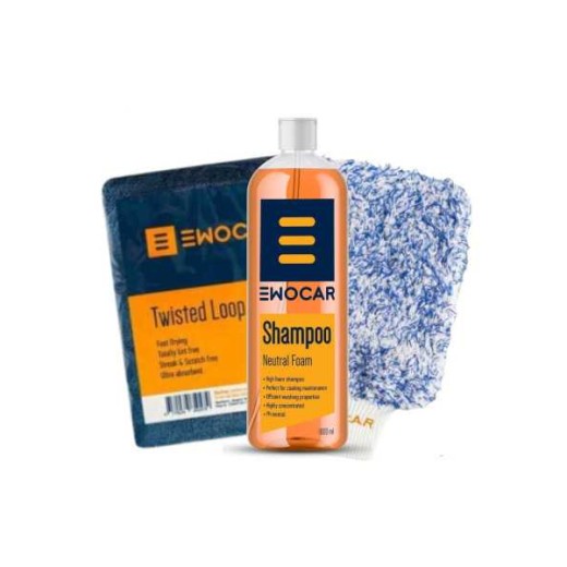 Ewocar Wash Bundle karosszéria mosó és szárító készlet